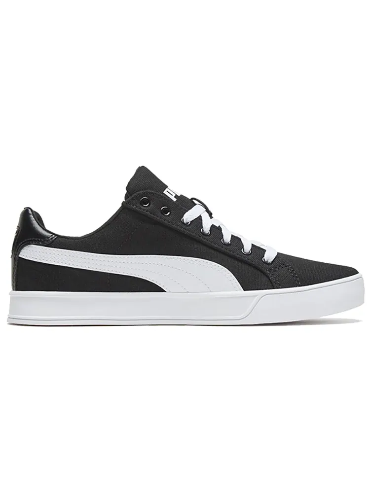 Кеды PUMA Smash Vulc Canvas 'Black White' — изображение 2 из 5, черный