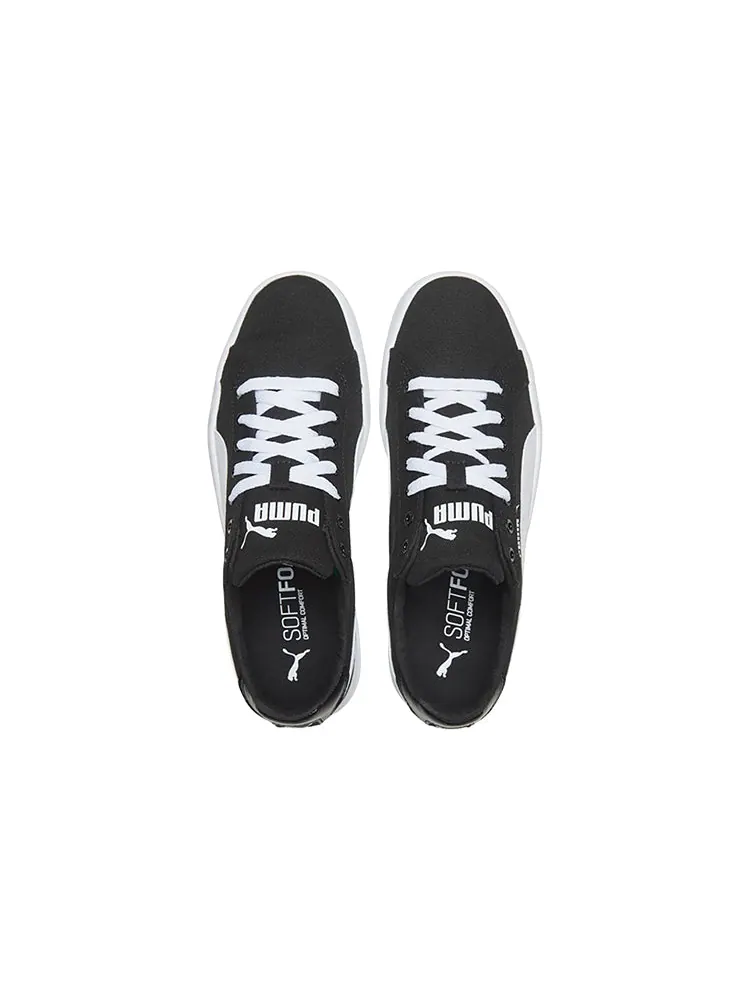 Кеды PUMA Smash Vulc Canvas 'Black White' — изображение 4 из 5, черный