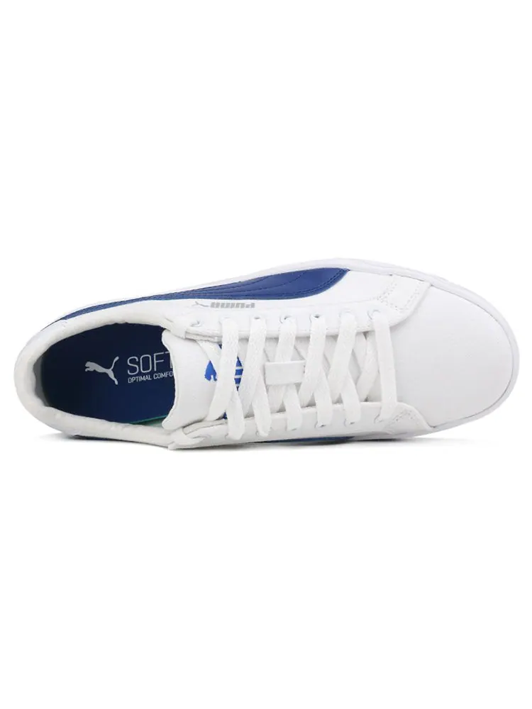 Кеды PUMA Smash Vulc Canvas 'White Limoges' — изображение 5 из 6, синий