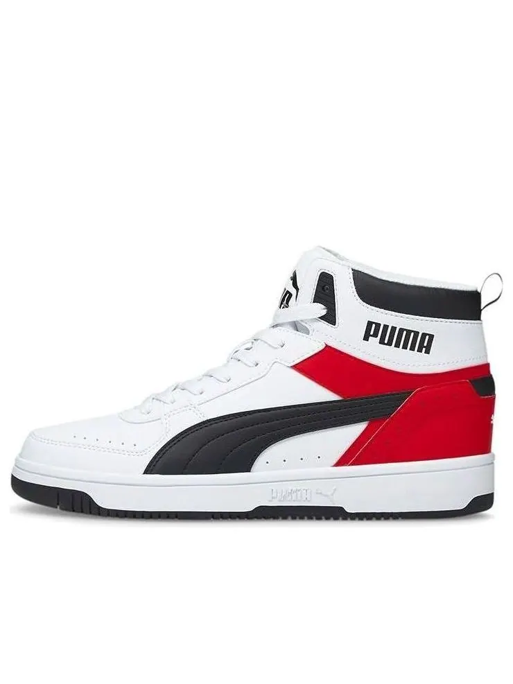 Кроссовки PUMA Rebound Joy 'White High Risk Red' 374765-09 — изображение 1 из 5, белый красный