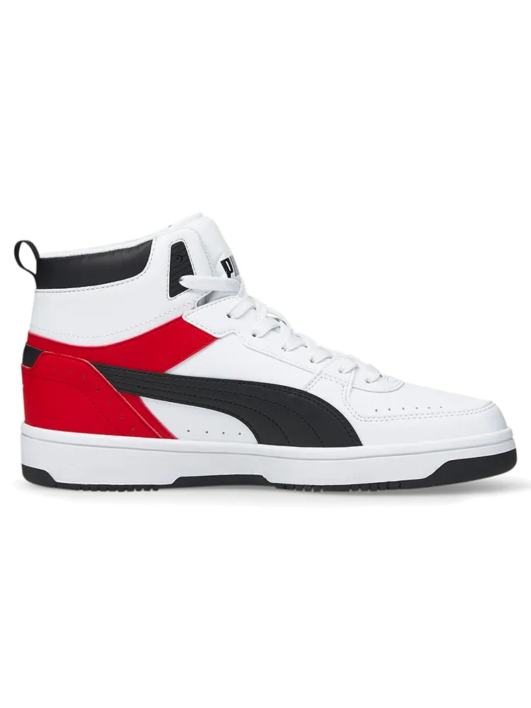 Кроссовки PUMA Rebound Joy 'White High Risk Red' 374765-09 — изображение 2 из 5, белый красный