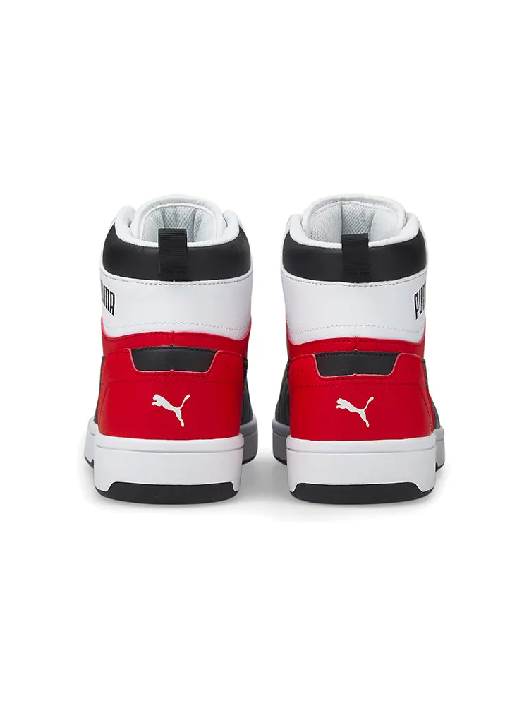 Кроссовки PUMA Rebound Joy 'White High Risk Red' 374765-09 — изображение 4 из 5, белый красный