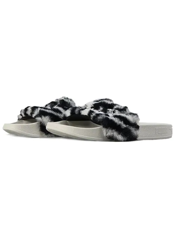Тапочки leadcat ftr zebra slide Puma — изображение 2 из 4, черный/белый