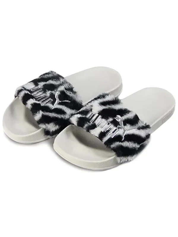 Тапочки leadcat ftr zebra slide Puma — изображение 3 из 4, черный/белый