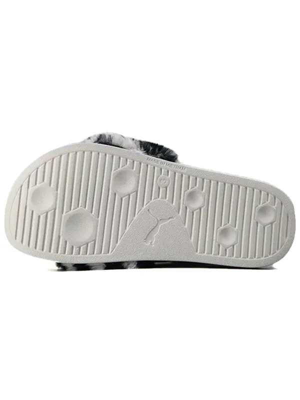 Тапочки leadcat ftr zebra slide Puma — изображение 4 из 4, черный/белый