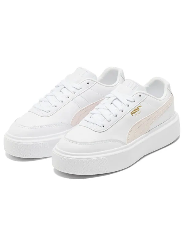 Кроссовки oslo maja 'white cloud pink' Puma — изображение 3 из 4, белый/розовый