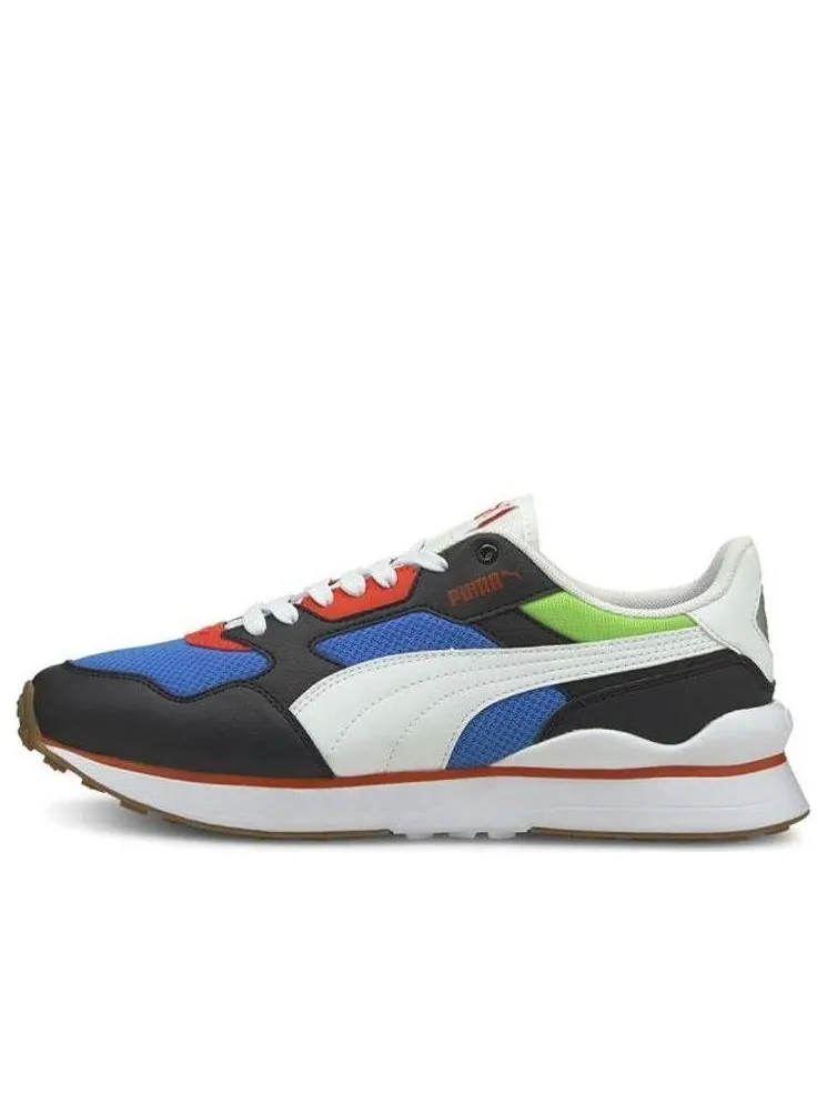 Спортивные кроссовки PUMA R78 Futr Low-Top Running Shoes Black/White/Blue — изображение 1 из 5, синий
