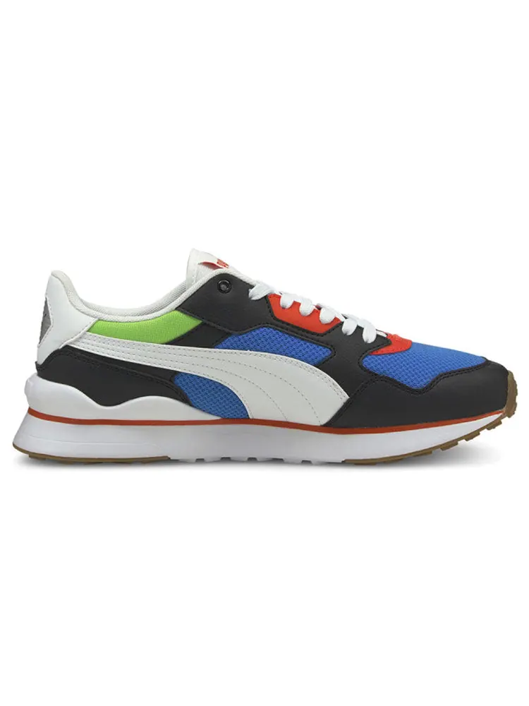 Спортивные кроссовки PUMA R78 Futr Low-Top Running Shoes Black/White/Blue — изображение 2 из 5, синий