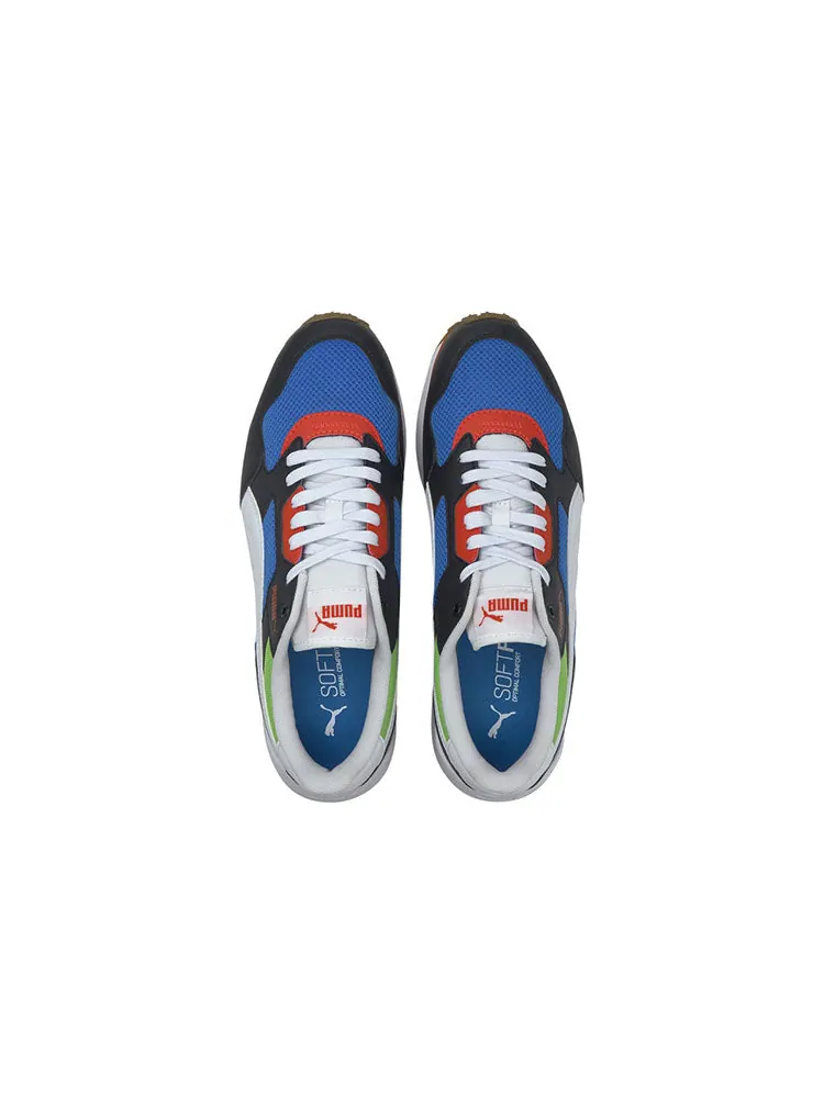 Спортивные кроссовки PUMA R78 Futr Low-Top Running Shoes Black/White/Blue — изображение 3 из 5, синий