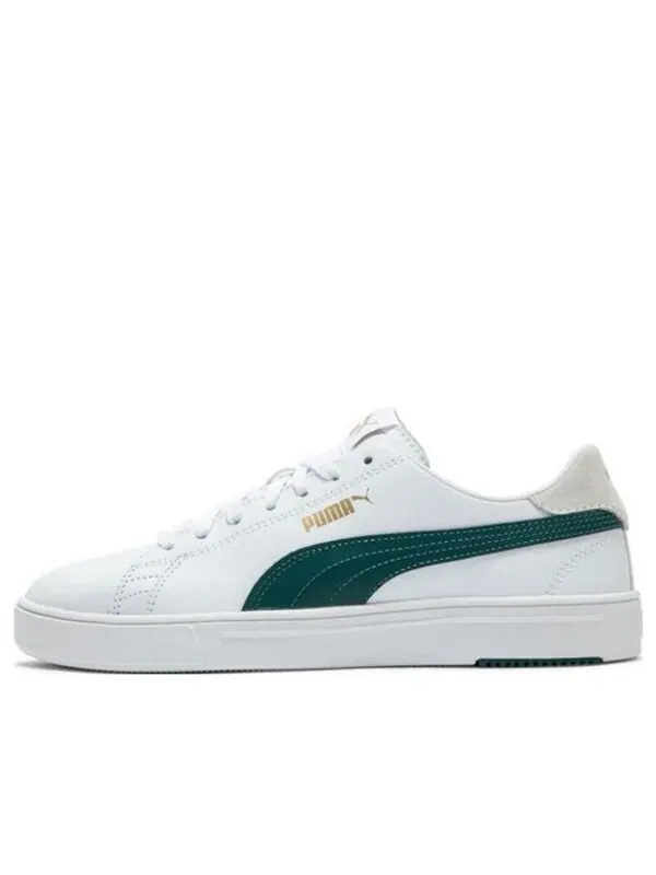 Кроссовки serve pro lite 'deep forest green' Puma — изображение 1 из 4, белый/глубокий зеленый