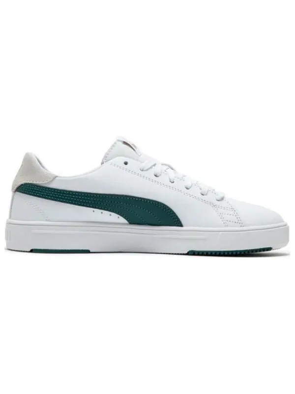 Кроссовки serve pro lite 'deep forest green' Puma — изображение 2 из 4, белый/глубокий зеленый