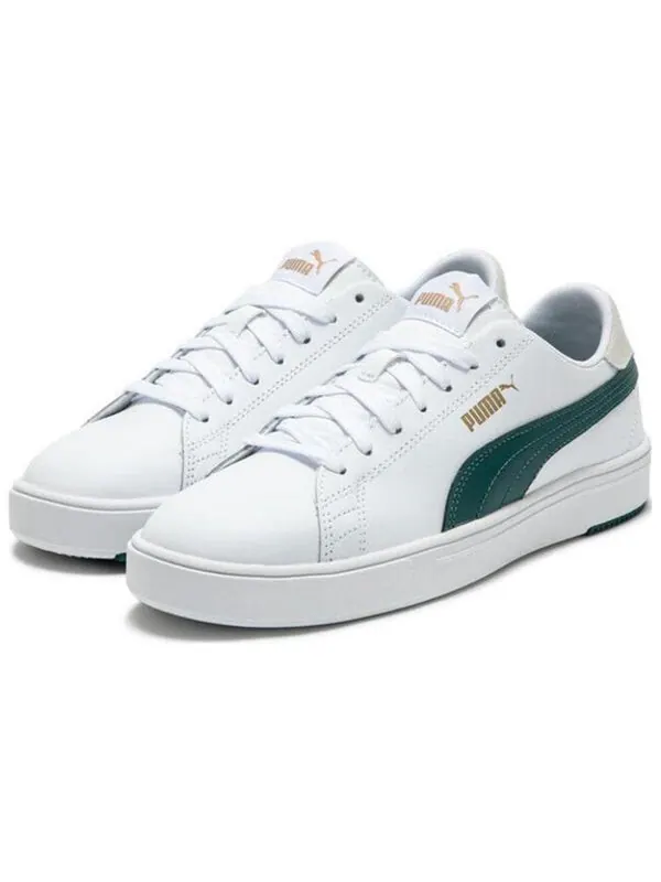 Кроссовки serve pro lite 'deep forest green' Puma — изображение 3 из 4, белый/глубокий зеленый