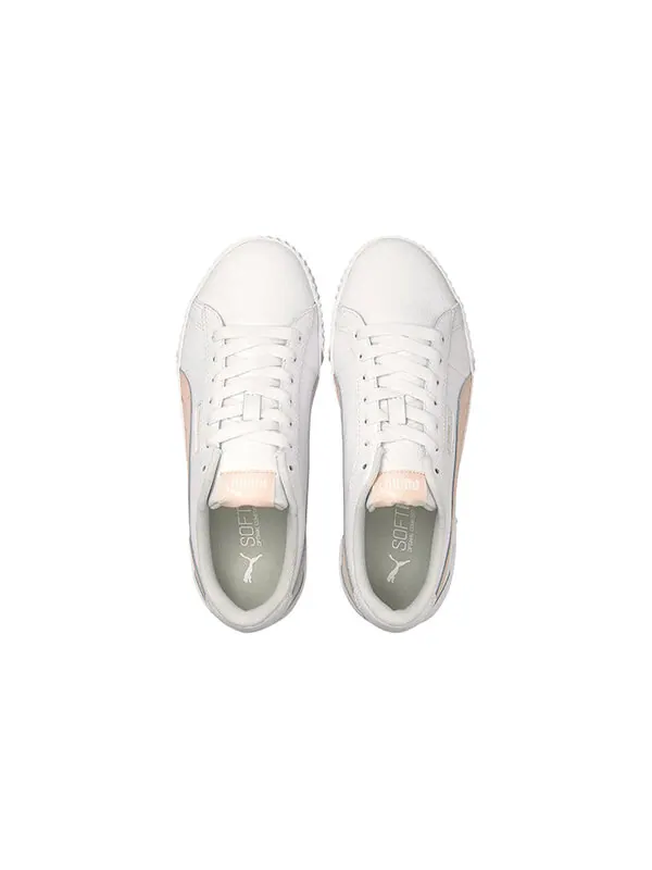 Кроссовки carina crew white/orange Puma — изображение 3 из 4, белый/оранжевый