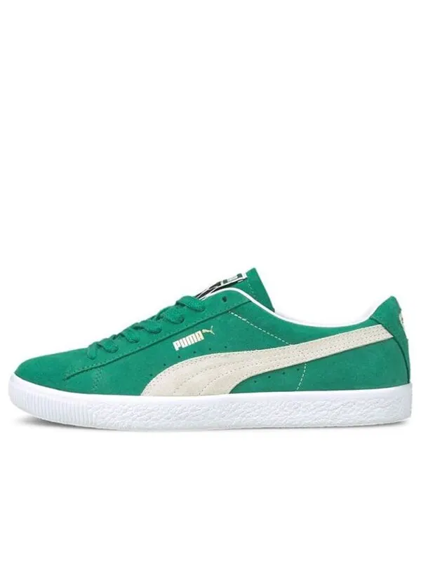 Кроссовки suede vintage 'kelly green' Puma — изображение 1 из 4, зеленый/белый