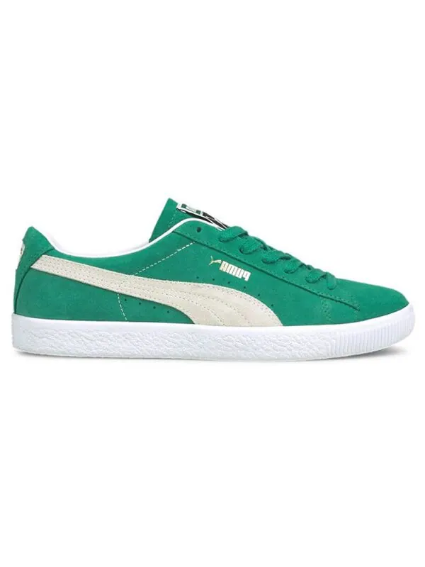 Кроссовки suede vintage 'kelly green' Puma — изображение 2 из 4, зеленый/белый