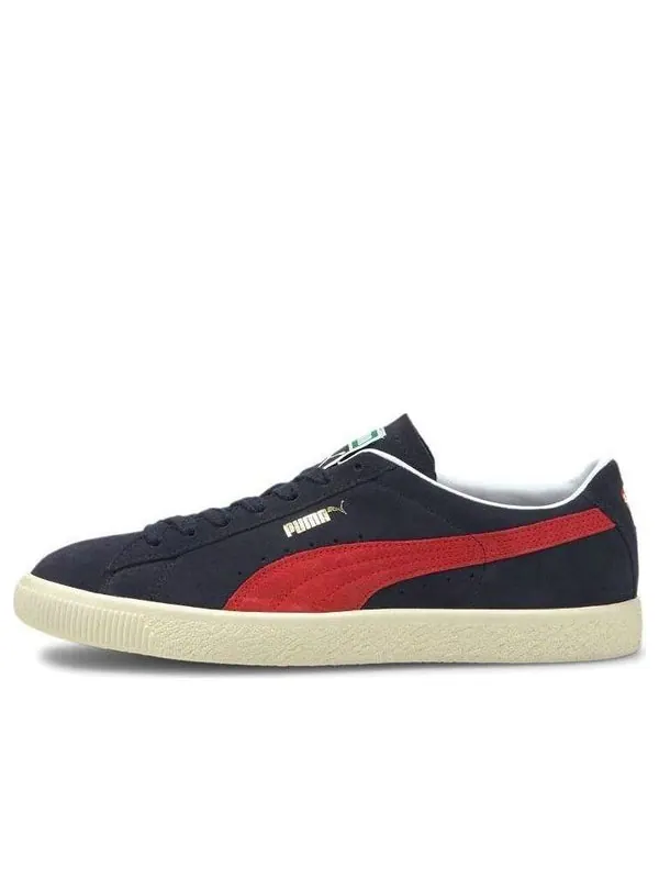 Кроссовки suede vintage 'peacoat high risk red' Puma — изображение 1 из 4, синий