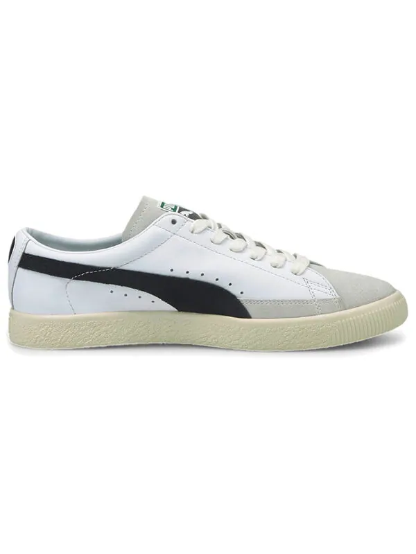 Кроссовки basket vintage 'white black' Puma — изображение 2 из 4, белый/черный
