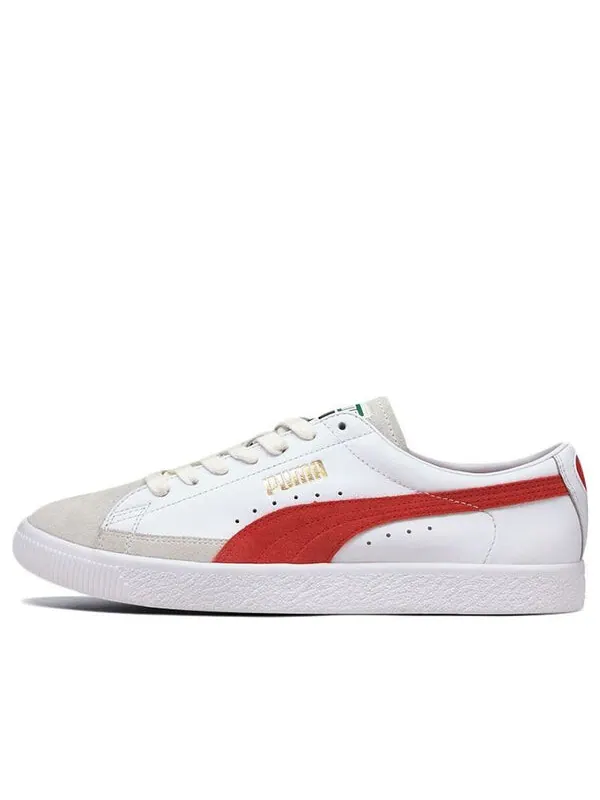 Кроссовки basket vtg casual shoes white/red/grey Puma — изображение 1 из 4, белый/серый/красный