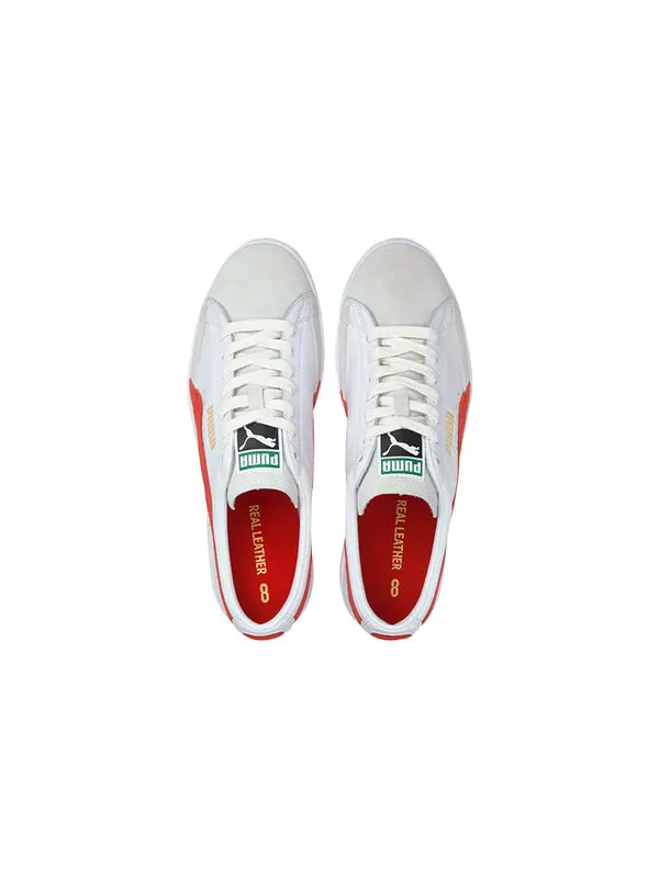 Кроссовки basket vtg casual shoes white/red/grey Puma — изображение 4 из 4, белый/серый/красный