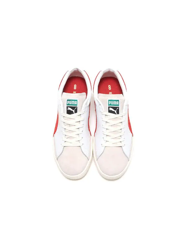 Кроссовки basket vintage 'white high risk red' Puma — изображение 4 из 4, белый/красный
