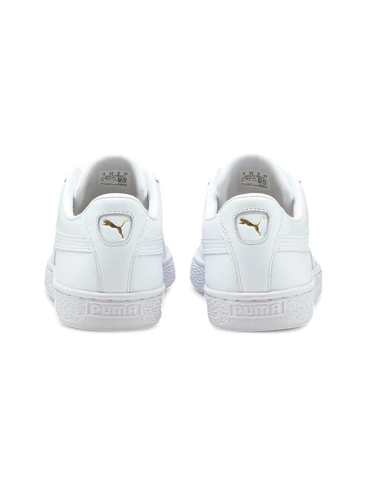 Кеды PUMA Basket Classic 21 'White' — изображение 4 из 6, белый
