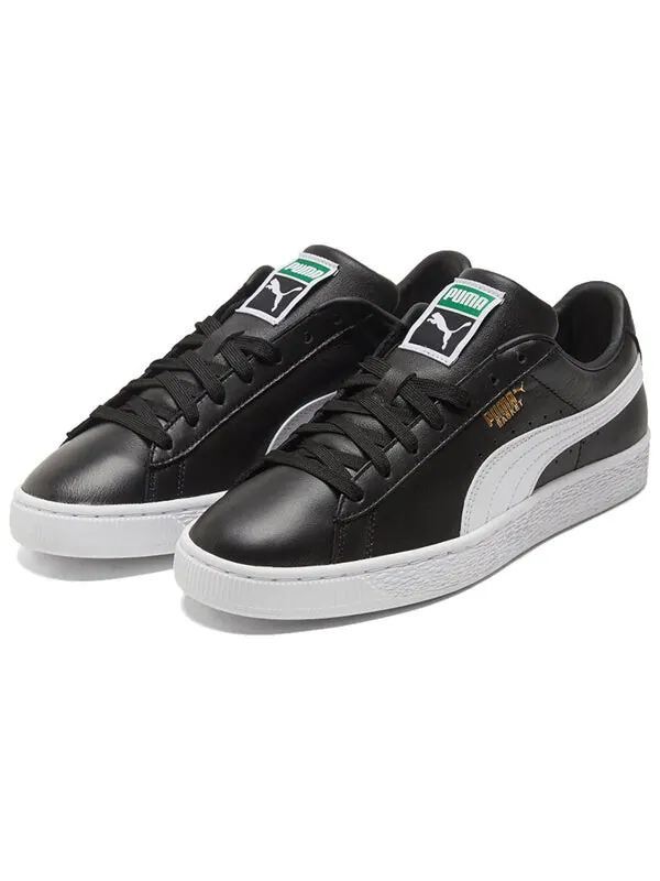 Кроссовки basket classic 21 'black white' Puma — изображение 3 из 4, черный