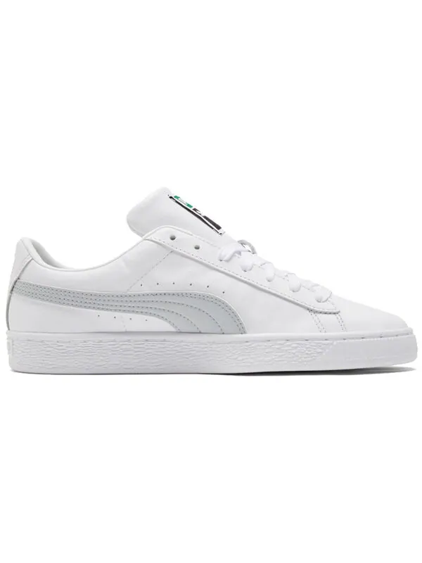 Кроссовки basket classic 21 'white glacial blue' Puma — изображение 2 из 4, белый/серый