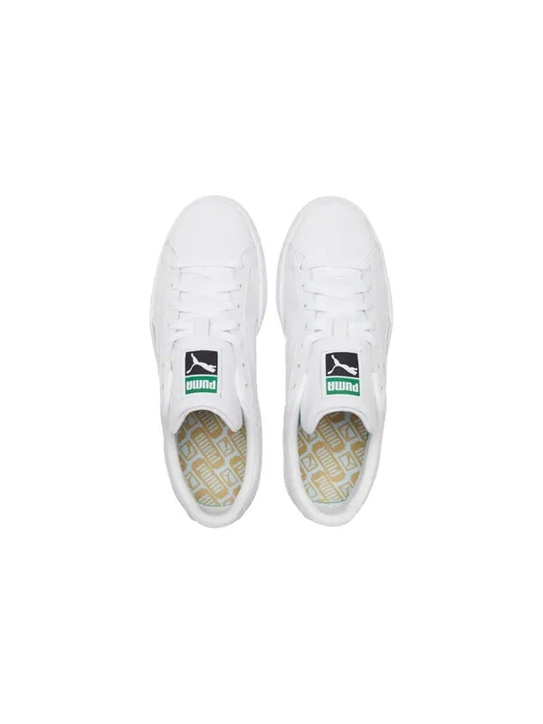 Кроссовки basket classic 21 'white glacial blue' Puma — изображение 4 из 4, белый/серый