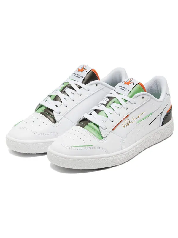 Кроссовки ralph sampson lo 'joker - white carrot' Puma — изображение 3 из 4, белый/черный/зеленый