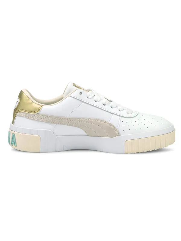 Кроссовки cali soft glow 'white eggnog' Puma — изображение 2 из 4, белый