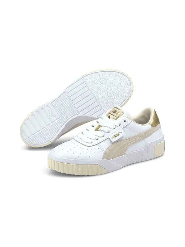 Кроссовки cali soft glow 'white eggnog' Puma — изображение 3 из 4, белый