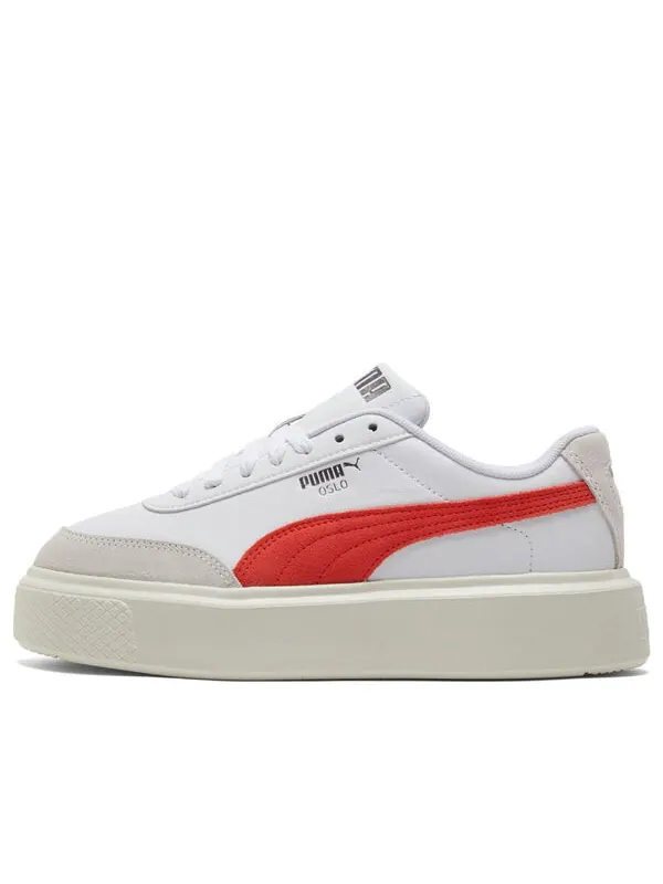 Кроссовки oslo maja archive 'white firelight' Puma — изображение 1 из 4, белый/красный