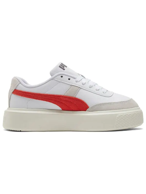 Кроссовки oslo maja archive 'white firelight' Puma — изображение 2 из 4, белый/красный