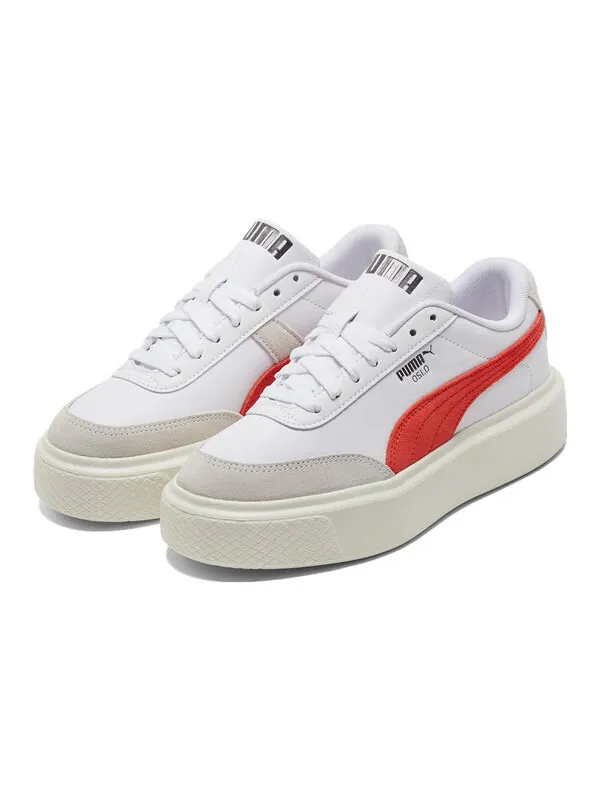 Кроссовки oslo maja archive 'white firelight' Puma — изображение 3 из 4, белый/красный