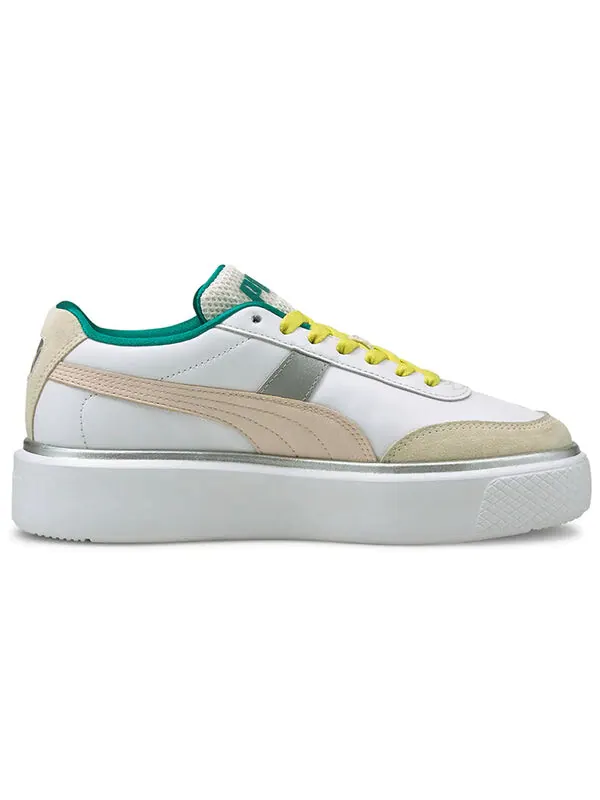 Кроссовки oslo maya for casual shoes white/pink Puma — изображение 2 из 4, белый/розовый