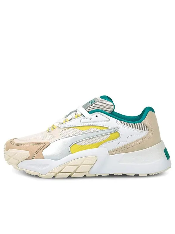 Кроссовки hedra 'ocean queen' Puma — изображение 1 из 4, белый//зеленый/желтый