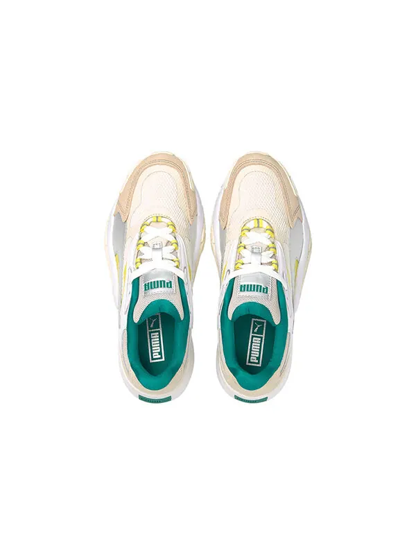 Кроссовки hedra 'ocean queen' Puma — изображение 3 из 4, белый//зеленый/желтый