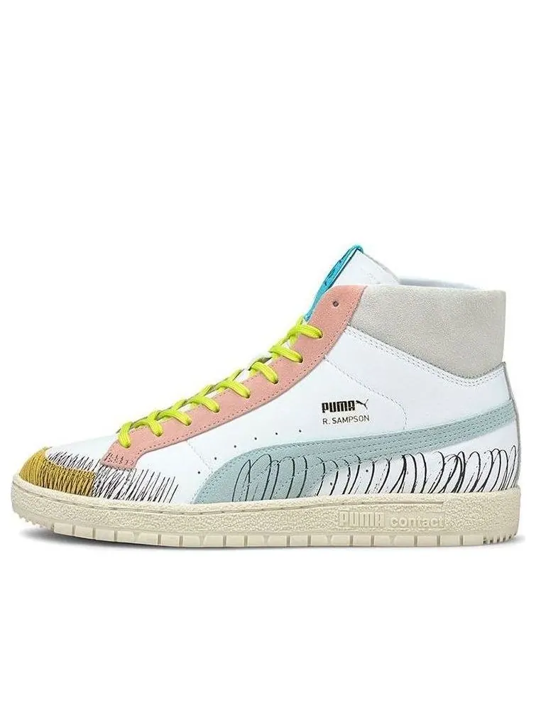 Кеды PUMA Michael Lau x Ralph Sampson 70 Mid 'Scribble' — изображение 1 из 6, белый