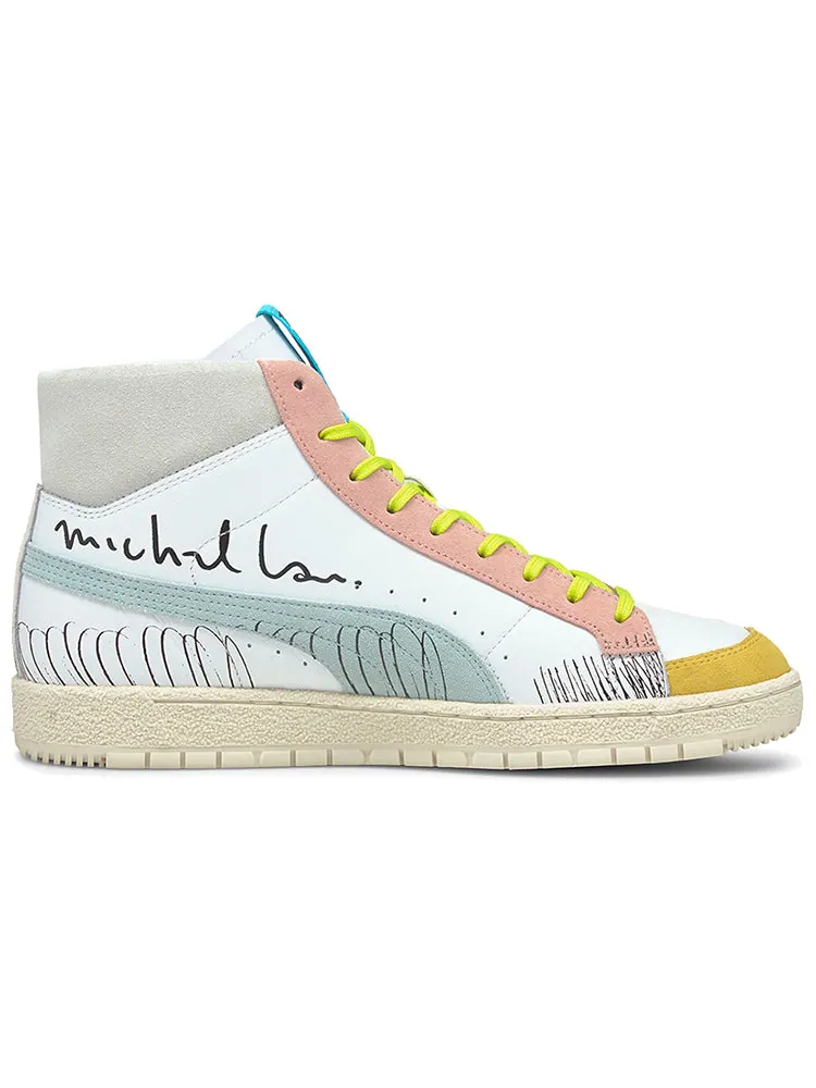 Кеды PUMA Michael Lau x Ralph Sampson 70 Mid 'Scribble' — изображение 2 из 6, белый