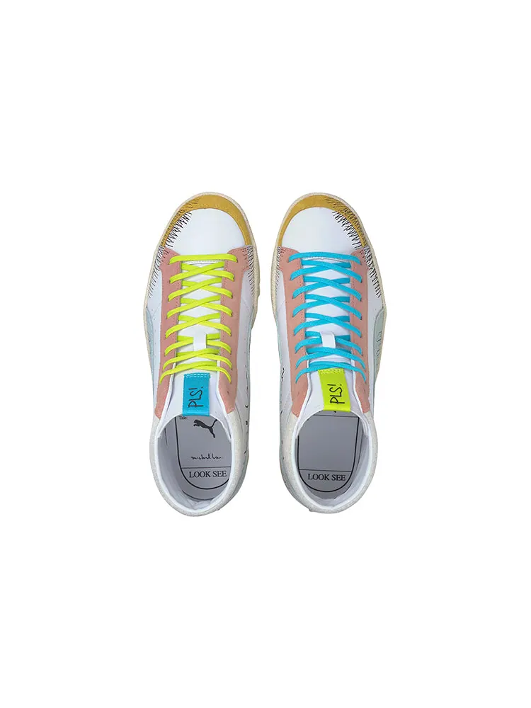 Кеды PUMA Michael Lau x Ralph Sampson 70 Mid 'Scribble' — изображение 4 из 6, белый