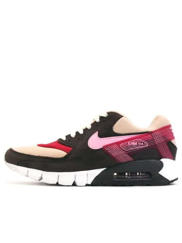 Кроссовки dqm x air max 90 current huarache prm 'bacon' Nike — изображение 1 из 1, розовый/темный