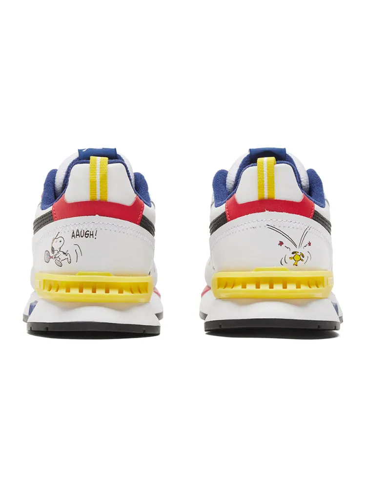 Беговые кроссовки PUMA Peanuts Mirage Mox Jr (Big Kids) Snoopy White/Blue — изображение 5 из 6, красный