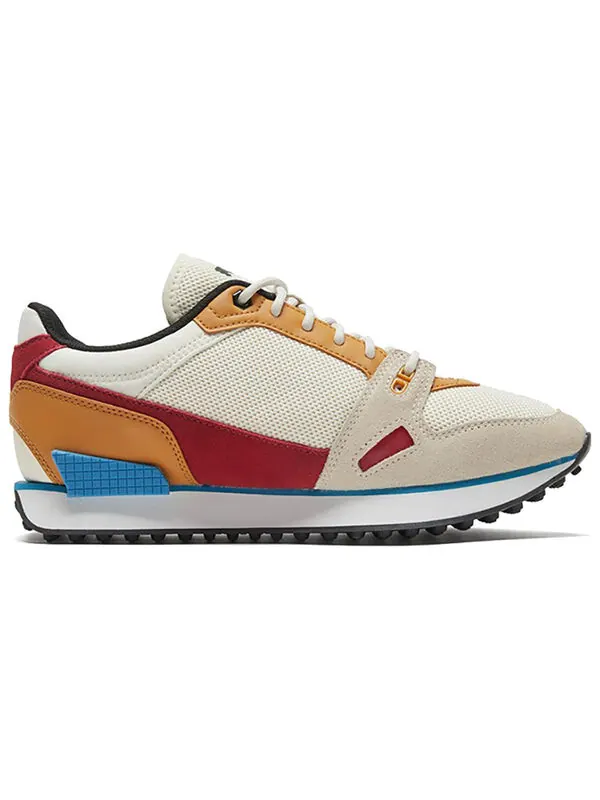Кроссовки mile rider rf khaki/yellow/white low sneakers Puma — изображение 2 из 4, хаки/белый/желтый/синий