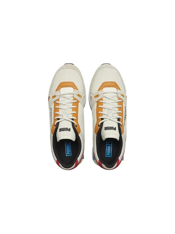 Кроссовки mile rider rf khaki/yellow/white low sneakers Puma — изображение 4 из 4, хаки/белый/желтый/синий