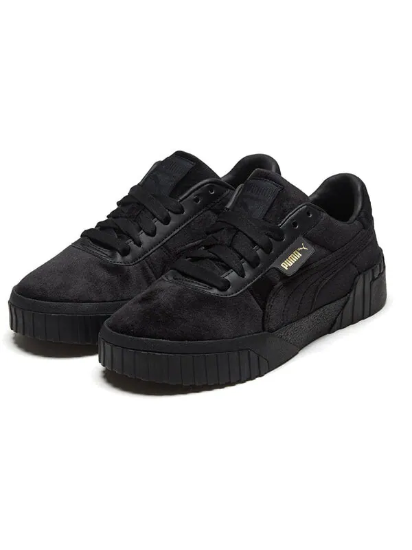Кроссовки cali 'black velour' Puma — изображение 3 из 4, черный