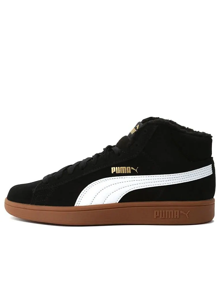 Кеды PUMA Smash v2 Mid Winter 'Black Gum' — изображение 1 из 5, черный