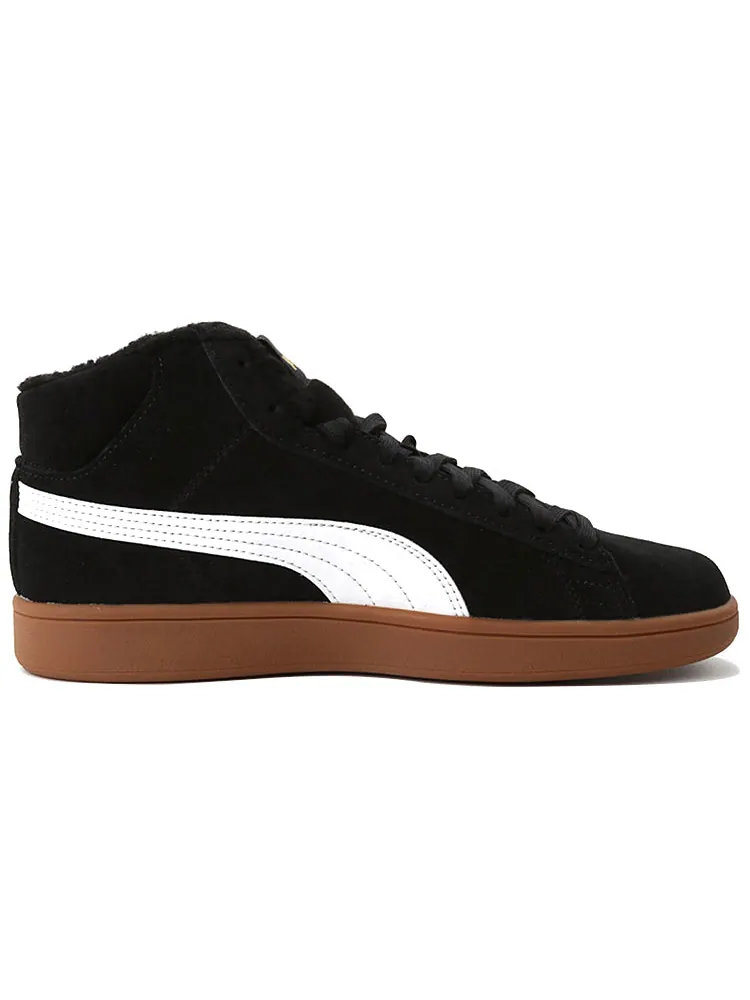 Кеды PUMA Smash v2 Mid Winter 'Black Gum' — изображение 2 из 5, черный