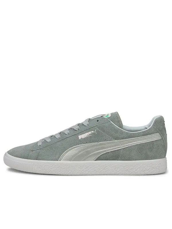 Кроссовки suede vintage made in japan 'quarry silver' Puma — изображение 1 из 4, серый/белый