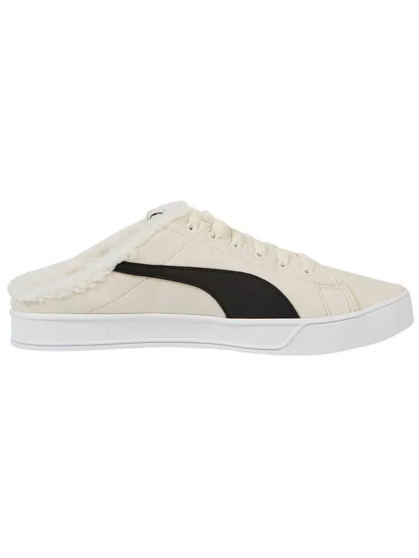 Кроссовки bari mule sherpa 'white black' Puma — изображение 2 из 4, белый/черный