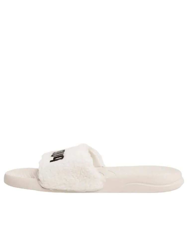 Шлепанцы PUMA Popcat 20 White Velvet Slippers — изображение 1 из 5, белый